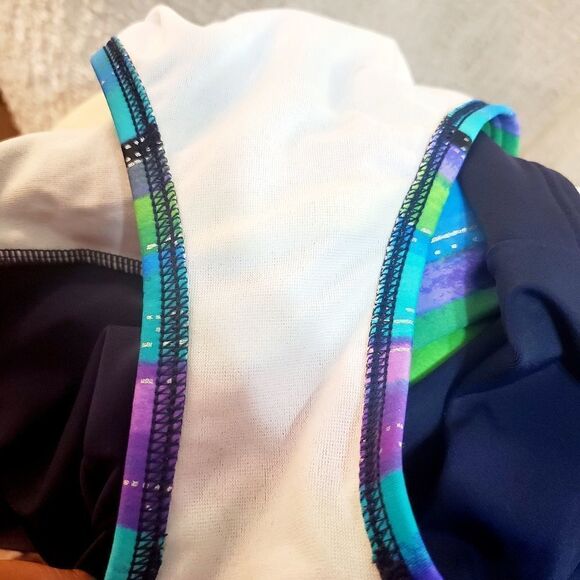 Multi-colored One Piece Swimsuit Size S/M - Picture 9 of 9